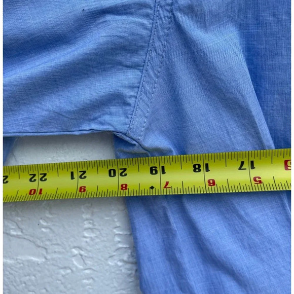 Gap Womens Plain Cotton Simple Buttoned Dress Denim Blue Sz Small - Picture 2 of 9